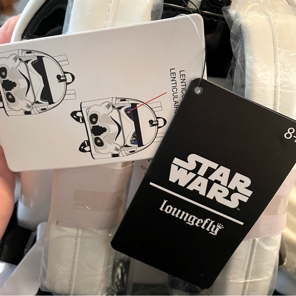 Loungefly Star Wars Stormtrooper Lenticular Figural Mini Backpack - Picture 6 of 7
